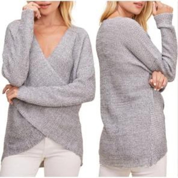 ASTR The Label Wrap Front Sweater - Picture 3 of 7